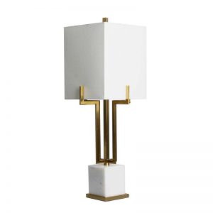 32"H METAL TABLE LAMP