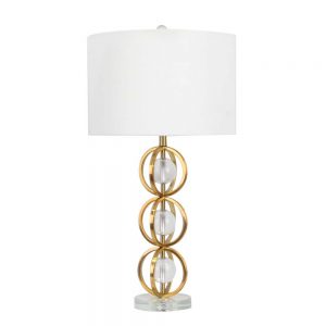 28.5"H CRYSTAL TABLE LAMP