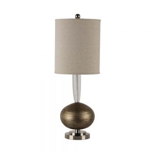 29.5“H CRYSTAL TABLE LAMP