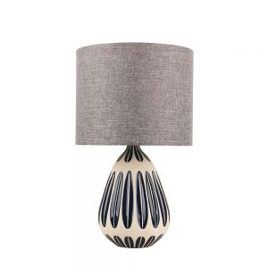 16.5"H CERAMIC TABLE LAMP