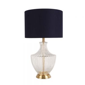 28“H GLASS TABLE LAMP