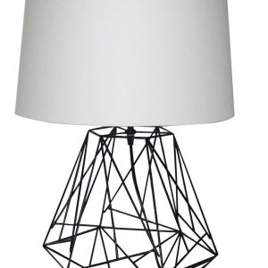 26"H METAL TABLE LAMP