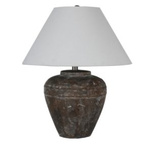 24"H CERAMIC TABLE LAMP