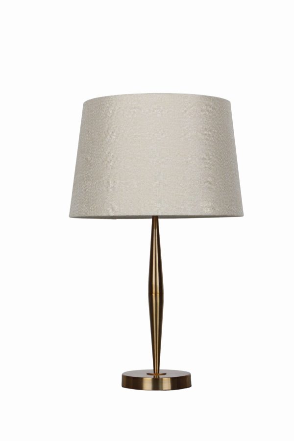 23"H METAL TABLE LAMP
