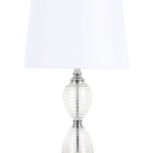 23.5"H GLASS TABLE LAMP