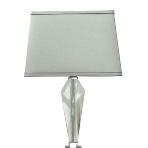 23"H CRYSTAL TABLE LAMP