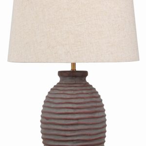 26"H CERAMIC TABLE LAMP