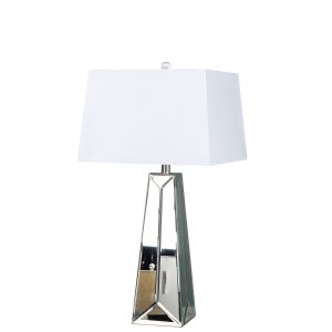 28"H MIRROR TABLE LAMP