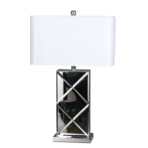 27"H MIRROR TABLE LAMP